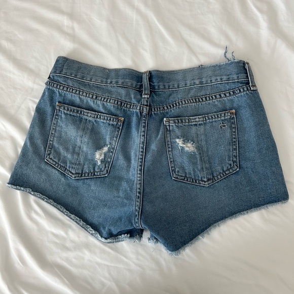 NWT Rag & Bone Distressed Denim Mid-Rise Shorts - Picture 2 of 4